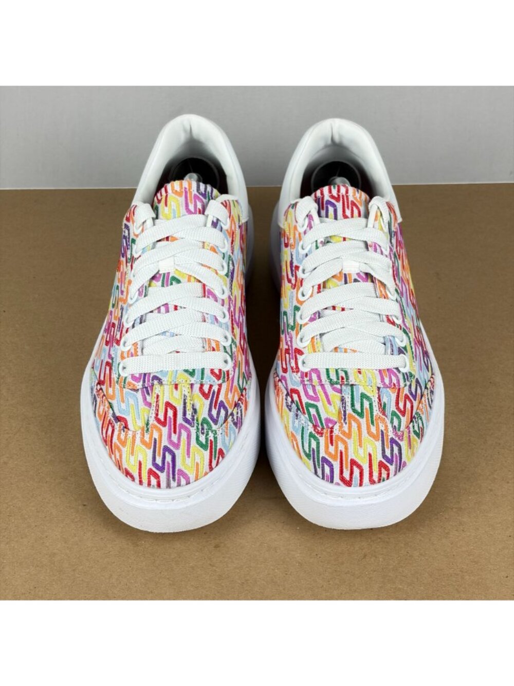 Skechers Cordova Classic Logo Print Athletic Shoes Womens 11 White Multicolor - Picture 2 of 10